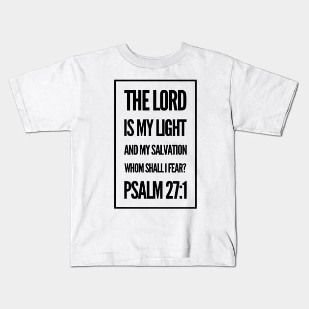 Bible Verse Kids T-Shirt by denissmartin2020